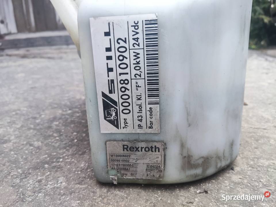 pompa hydrauliczna 2 kW rozdzielacz 24v DC STILL małopolskie Libusza