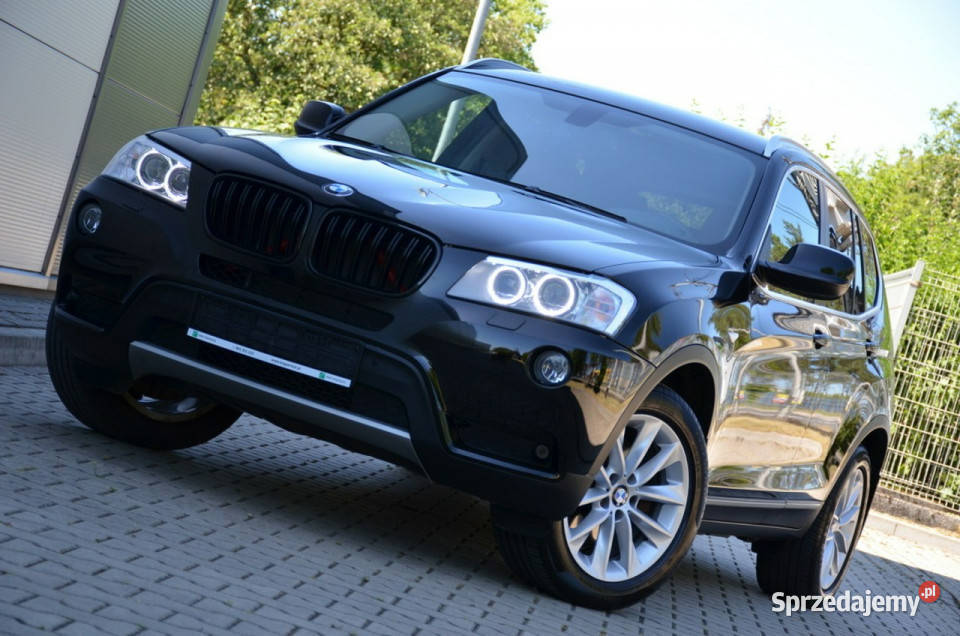 BMW X3 Czarna Zarejestrowana 20D 184 Serwis Lift 241000km Kutno sprzedam