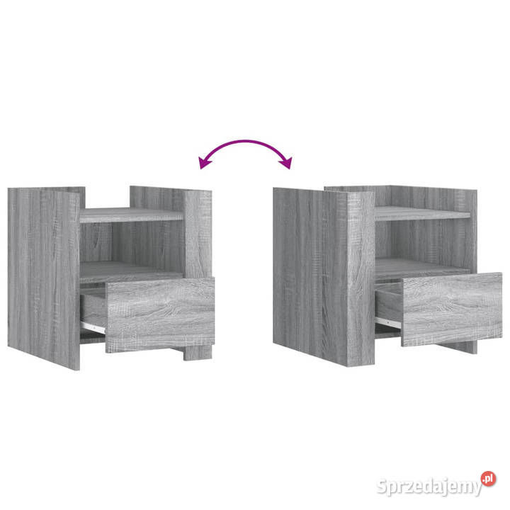 Szafka nocna szary dąb sonoma 45x50x50 WM848281 Warszawa sprzedam