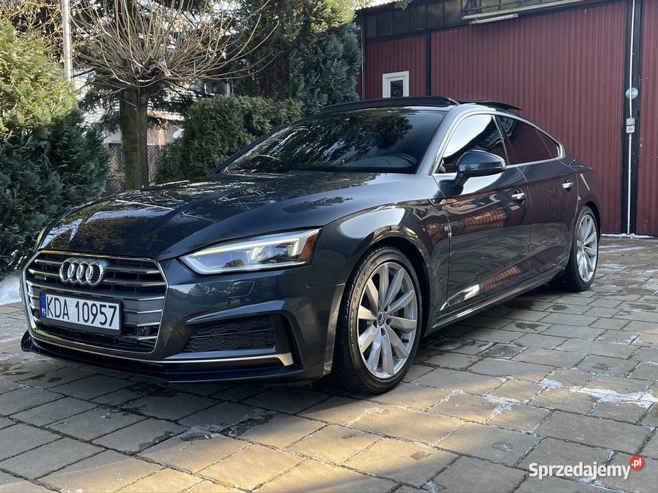 Audi A5 2018 20 Tfsi 252 Quattro Virtual przyciemniane szyby