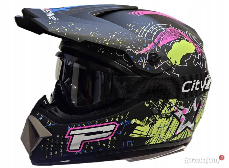 KASK Cross ATV Quad Enduro hulajnoga Gogle Godów sprzedam