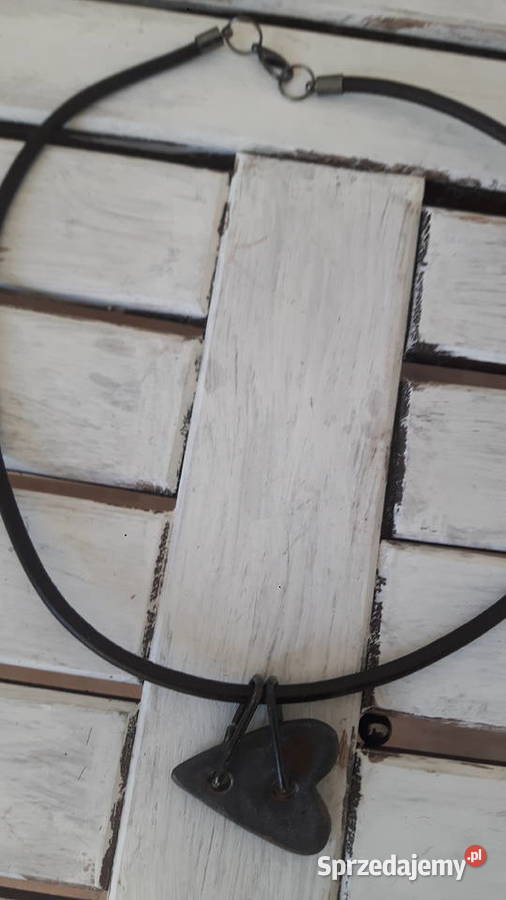 Naszyjnik ceramiczny ręcznie wykonany mazowieckie