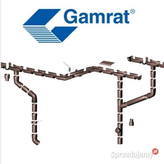 GAMRAT rynna rura hak kolano uchwyt lej 75100125 Tyczyn
