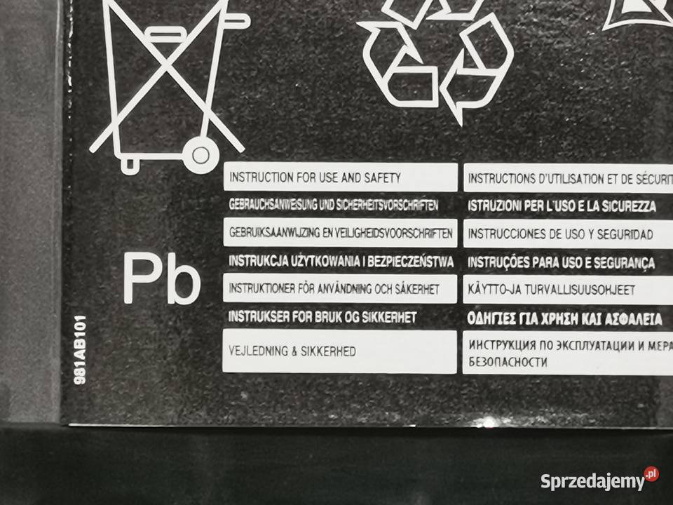 AKUMULATOR 12V 47 Ah prawy plus Gwarancja Akumulatory Motoryzacja śląskie Tarnowskie Góry