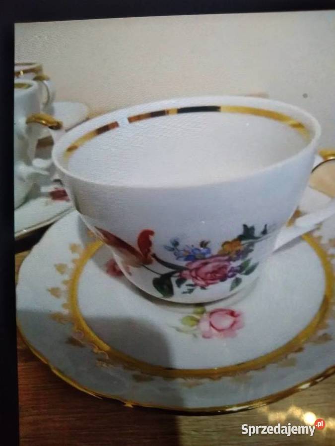 Filiżanki z porcelany warmińsko-mazurskie Biskupiec