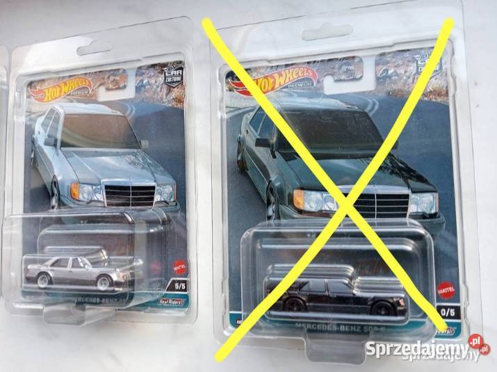 Hot Wheels Mercedes 500 E premium protektor Samochody i pojazdy