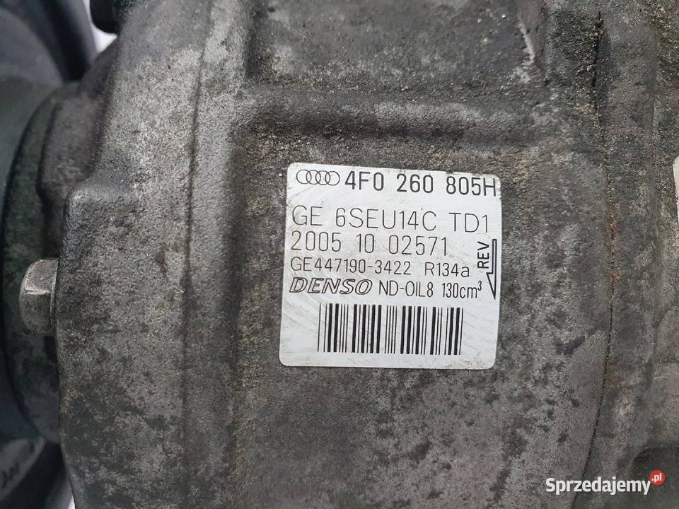 SPRĘŻARKA KLIMATYZACJI Audi A6 C6 32 TSI osobowe Kompresory klimatyzacji Chełm