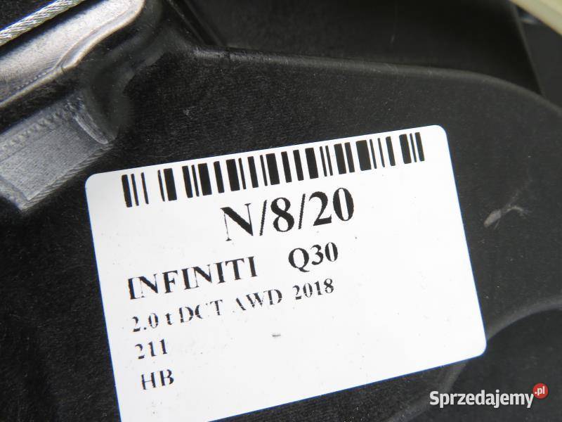 PODNOŚNIK SZYBY LEWY PRZEDNI INFINITI Q30