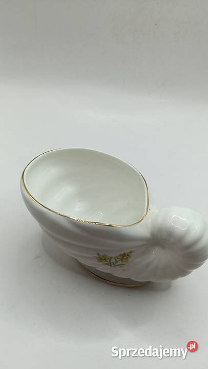 Wazon naczynie sosjerka w kształcie muszli Zamość