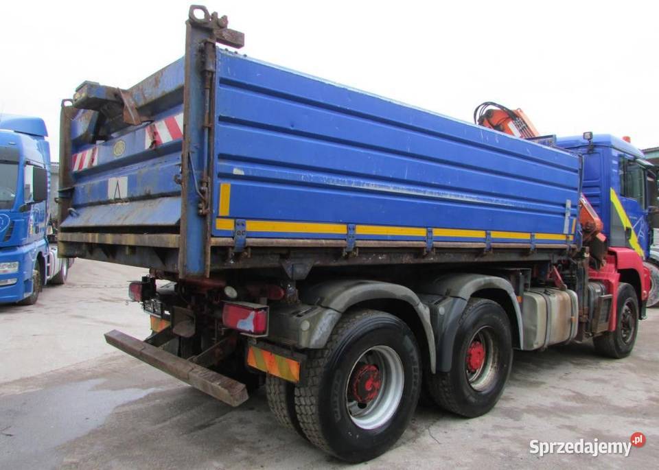 Wywrotka 6x6 z dzwigiem MAN Tgs