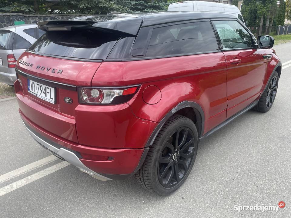 Land Rover Evoque 2012 śląskie Częstochowa