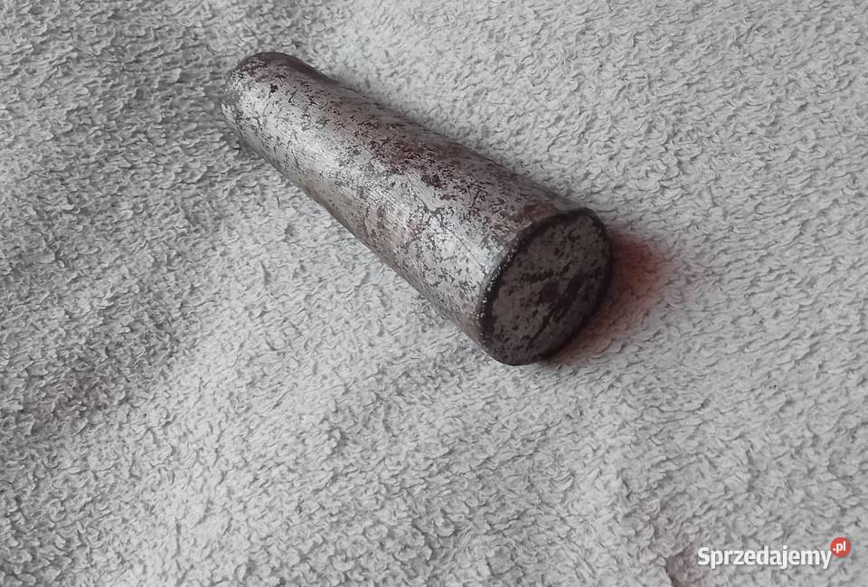 Stary żeliwny ciężarek do zegara około połowy XX