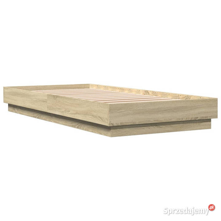 Rama łóżka z oświetleniem LED dąb sonoma 90x200 Warszawa sprzedam