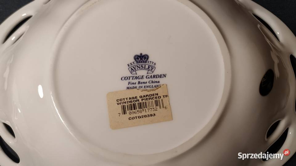 Aynsley Cottage Garden 3 miski ażurowe wielkopolskie Piła