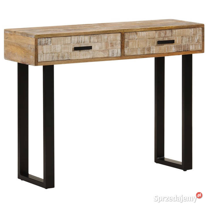Stolik konsolowy 100x30x75 lite drewno mango Stoły Warszawa