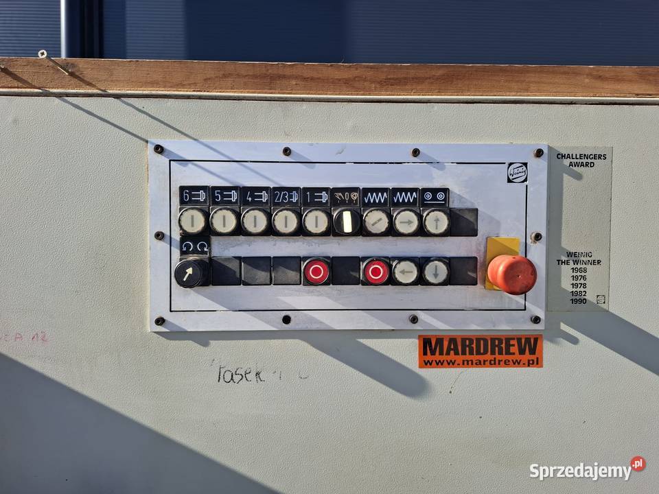 Strugarka czterostronna WEINIG PROFIMAT 22N 1125 Naprawa