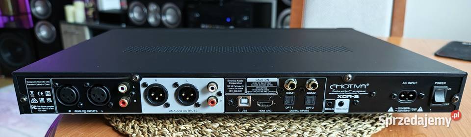 Emotiva XDA3 DAC przedwzmacniacz XLR Stan