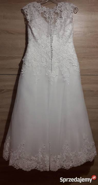 Biała piękna sukienka ślubna Limanowa