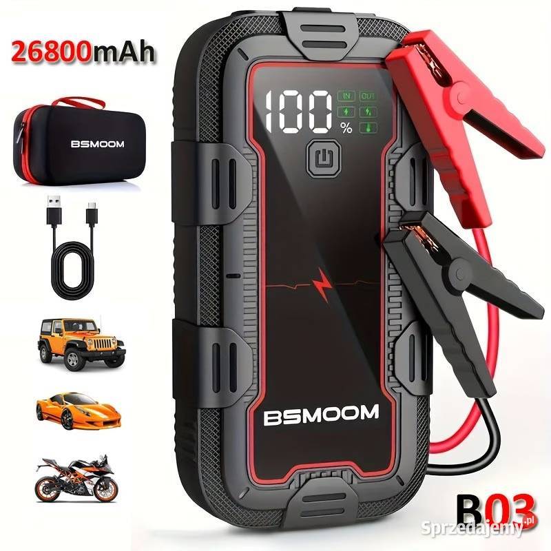 Rozrusznik samochodowy 12 V 7000 A Power Bank Wrocław sprzedam