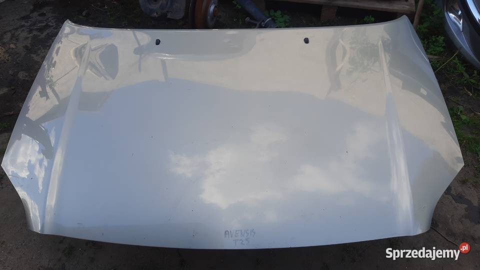 maska Toyota Avensis t25 lak 1C0 zderzak Dębno