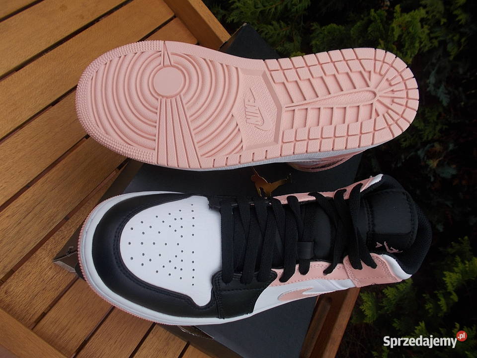 Eur 4126 Nike JORDAN 1 Mid Crimson Tint Toe Poznań