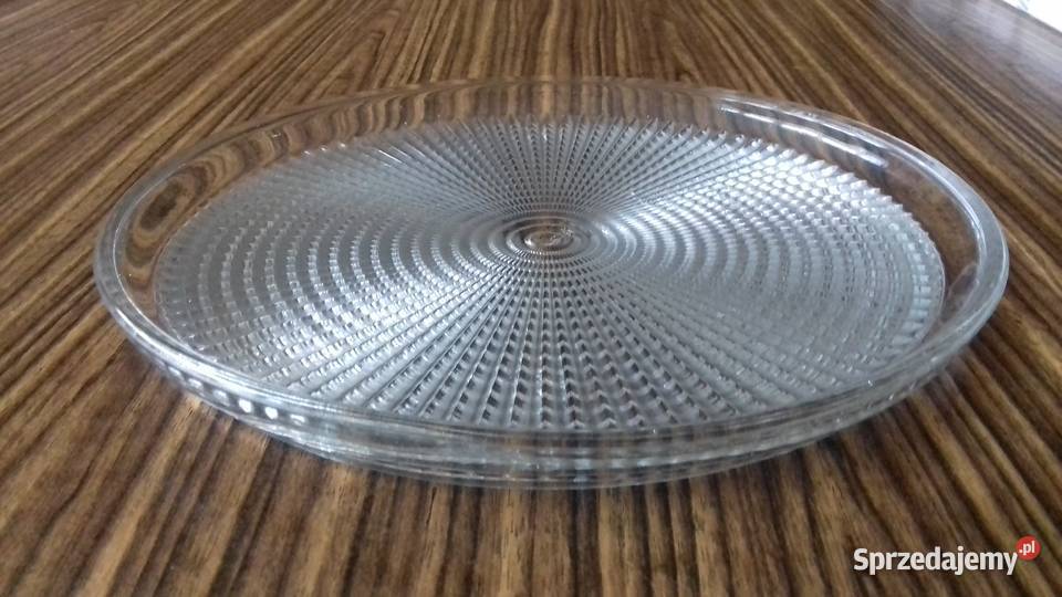 Patera szklana przezroczysta Vintage do Porcelana i szkło Kraków sprzedam
