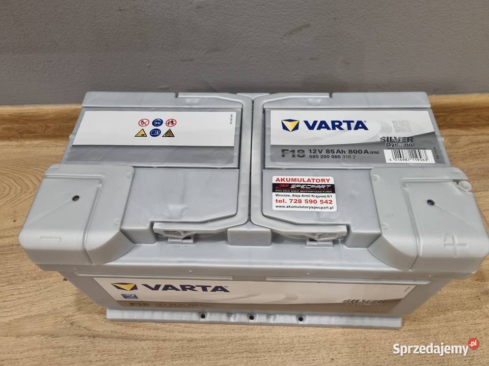 AKUMULATOR ROZRUCHOWY 12V VARTA F18 Akumulatory Wrocław sprzedam
