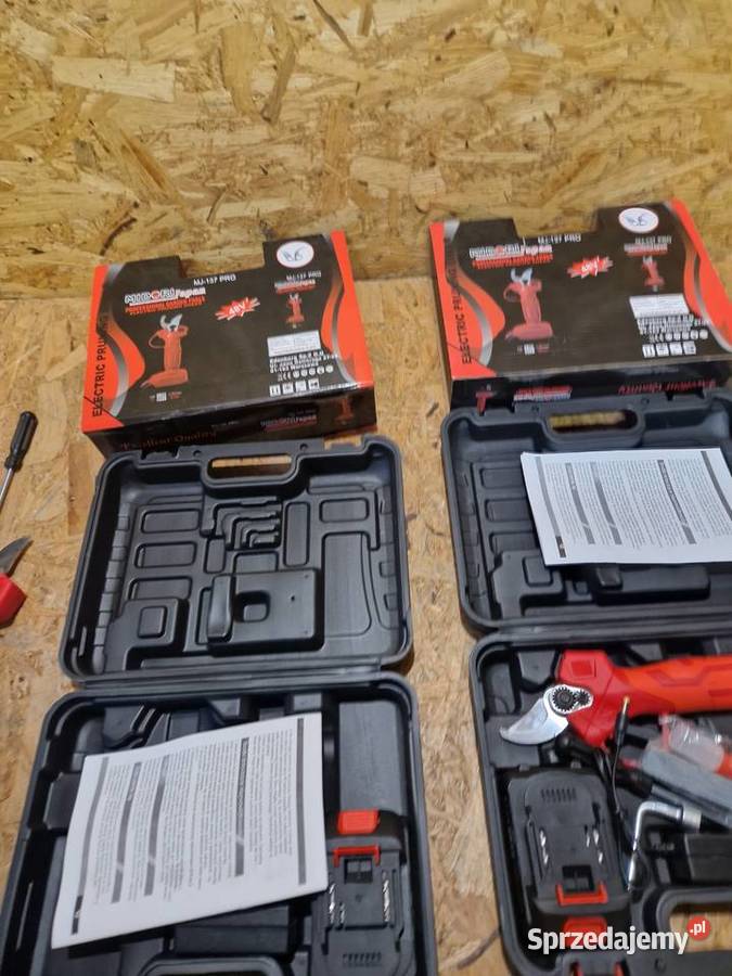 SEKATOR AKUMULATOROWY ELEKTRYCZNY NOŻYCE Głogowa