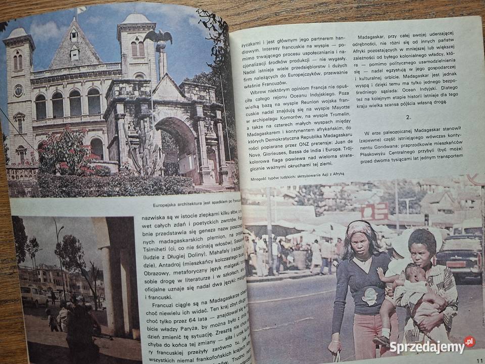 Papua N Gwinea i Afryka Madagaskar Globus Kraków