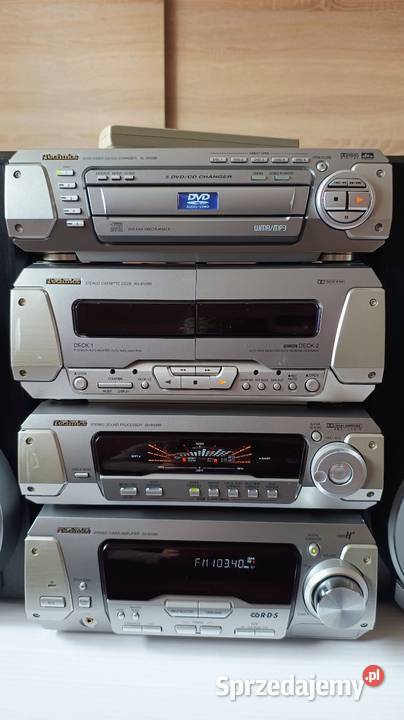 Wieża Technics dv290 z DVD i MP3 Najwyższy model Mroczeń