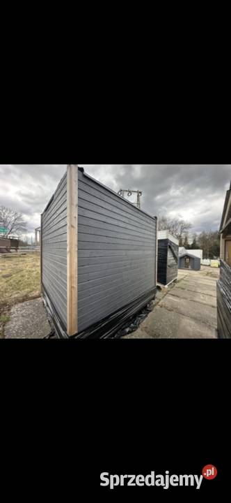 Sauna ogrodowa 25x25m do wykończenia wielkopolskie Żeleźnica