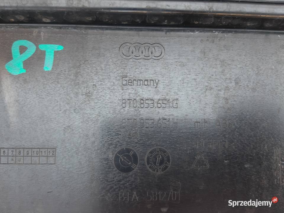 AUDI A5 8T PDC GRILL ATRAPA EMBLEMAT CHROM Trzciel