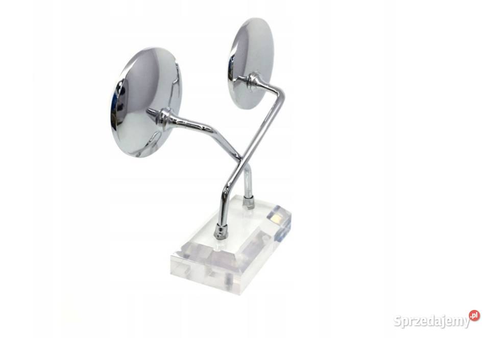 LUSTERKA DO MOTOCYKLA SKUTERA OKRĄGŁE CHROM M 10