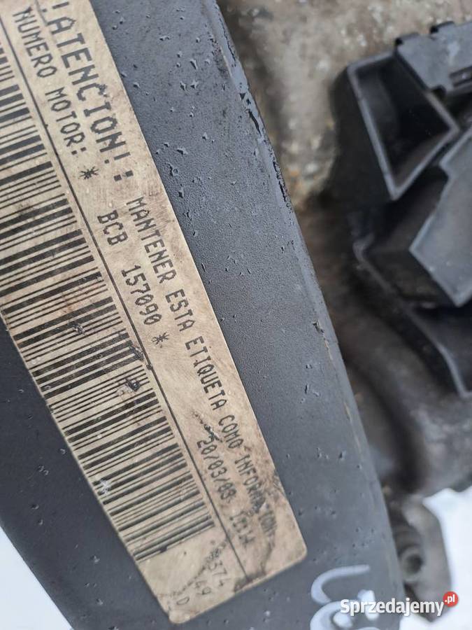 Audi Volkswagen Seat 16 16V silnik kompletny BCB Jastrzębie-Zdrój