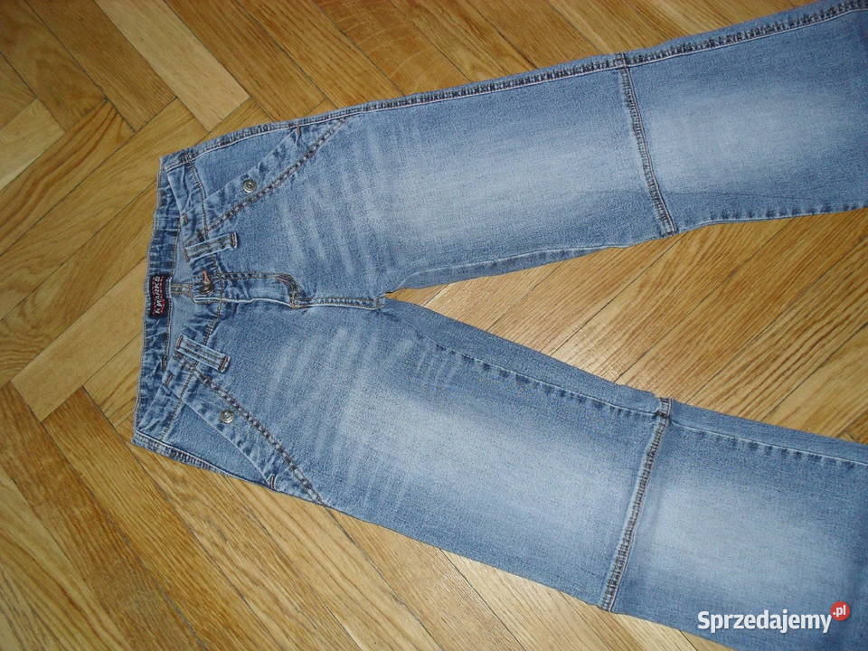 DAMSKIE SPODNIE JEANSOWE RMARKS R W 25 L 33 niebieski Spodnie Łódź sprzedam