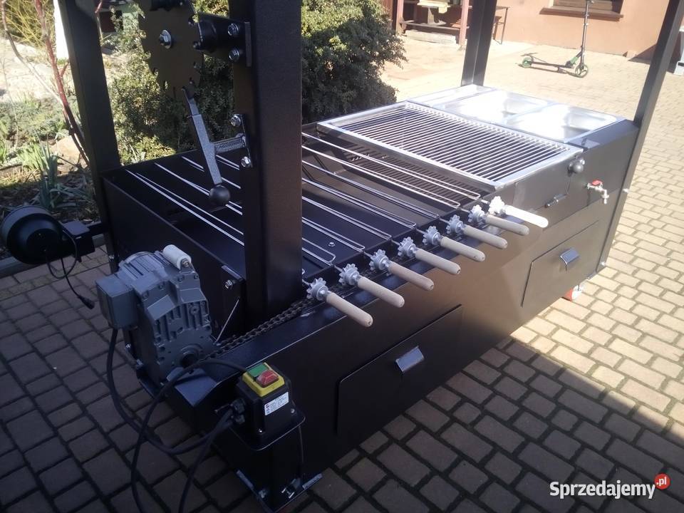 Gastronomiczny grill cateringowy węglowy Grillowanie Damasławek