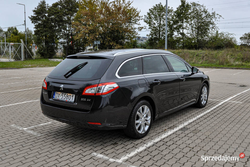 Peugeot 508 16T 2013 r Bezwypadkowy Skóry Samochody osobowe dolnośląskie Wrocław sprzedam