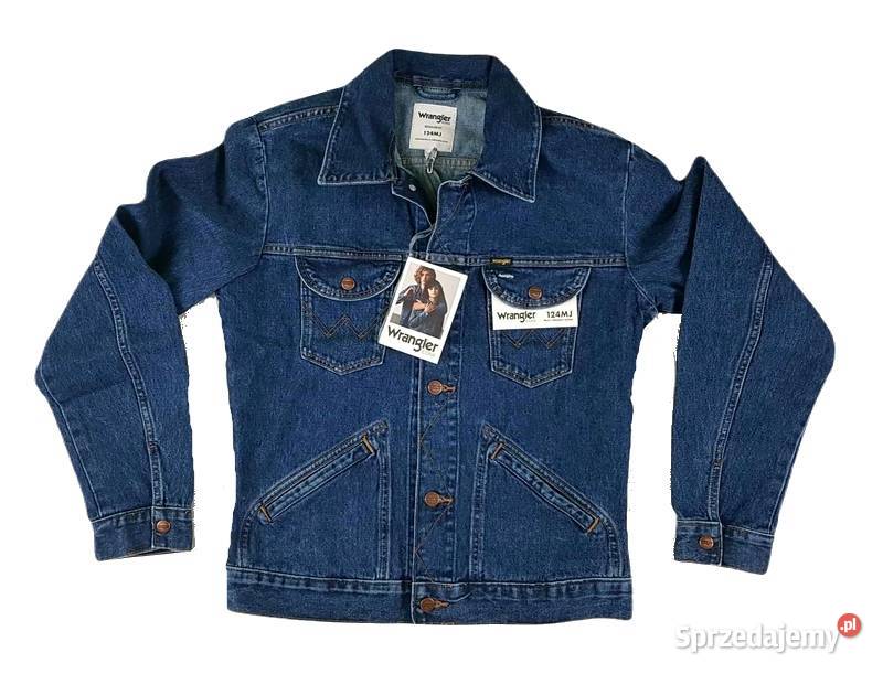 Męska kurtka jeansowa Wrangler 124MJ Western śląskie