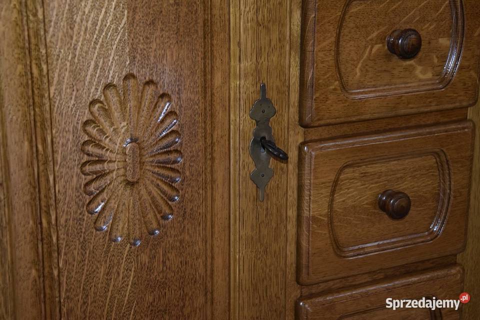 komoda z drewna dębowego nowa