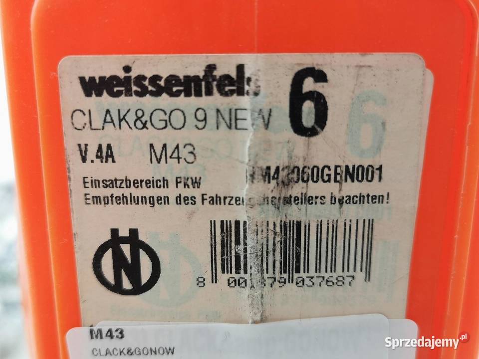ŁAŃCUCHY ŚNIEGOWE CLACKGO 9 V4A M43 Motoryzacja lubelskie sprzedam