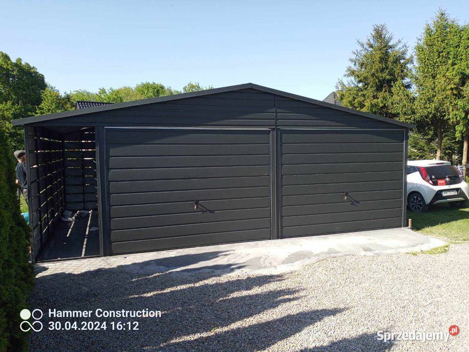 Garaż blaszany wiata Konstrukcja W OCYNKU Mińsk Mazowiecki sprzedam