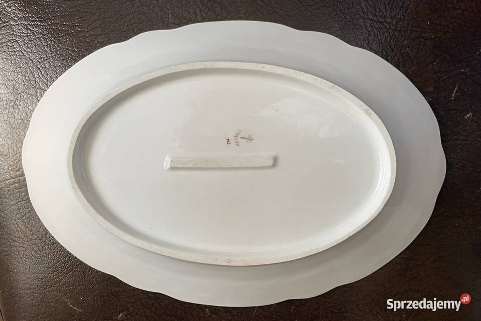 Ćmielów stary carski patera półmisek XIX w okres Patery Zastawa stołowa łódzkie Łódź