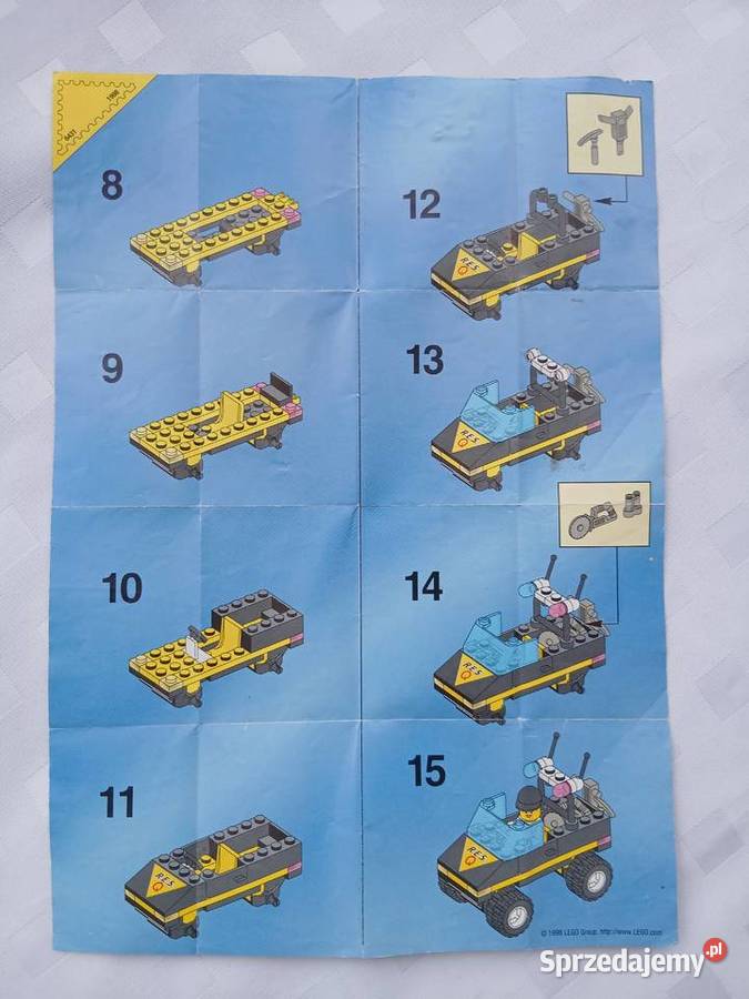 6431 LEGO Zestaw Kompletny Instrukcja Pojazd