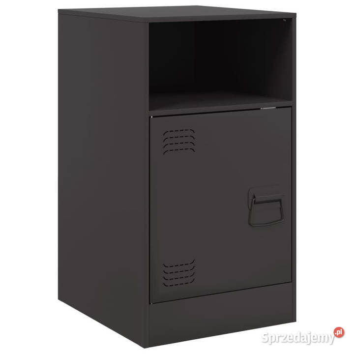 Szafka nocna czarna 345x39x62 stal WM841763 Nocne Meble Warszawa