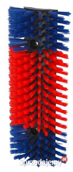 Szczotka czochradła 22x50 niebieskoczerwona Kamionna