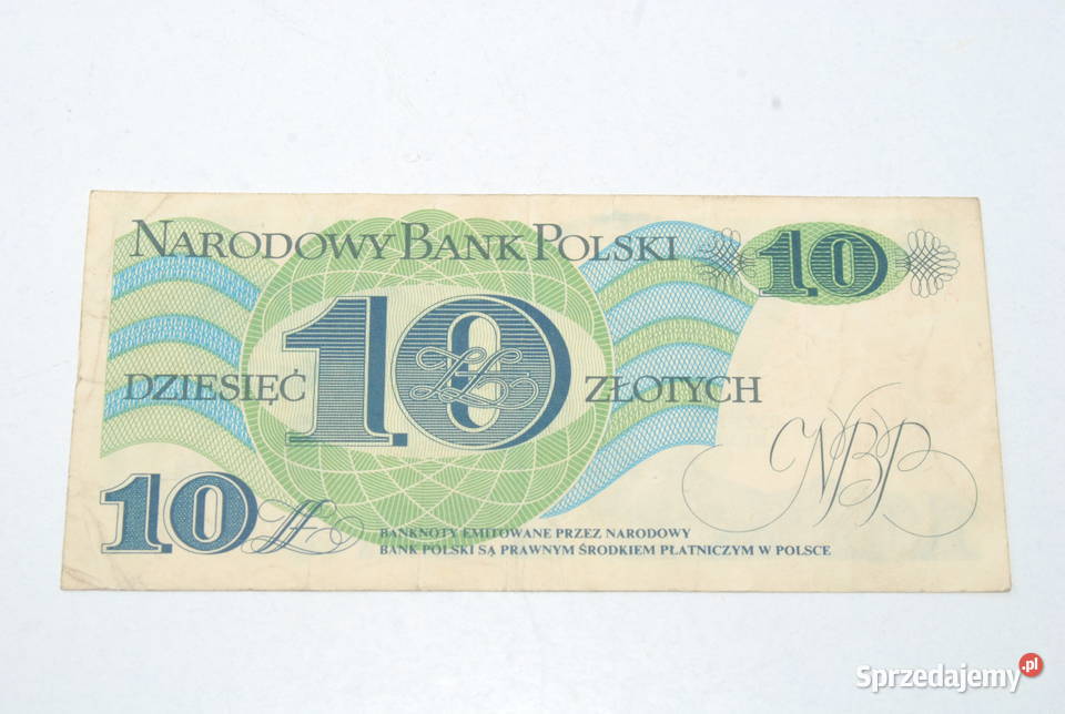 Stary banknot 10złotych Józef Bem 1982 antyk śląskie Cieszyn