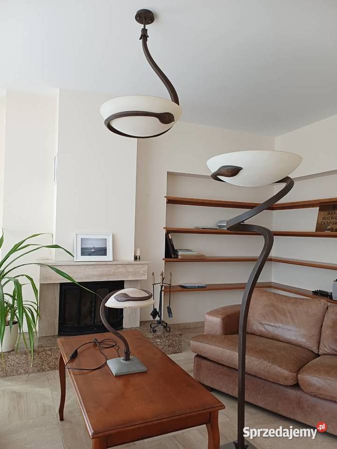 Komplet 3 pięknych włoskich lamp Enzo Ciampalini Pozostałe Gdańsk sprzedam