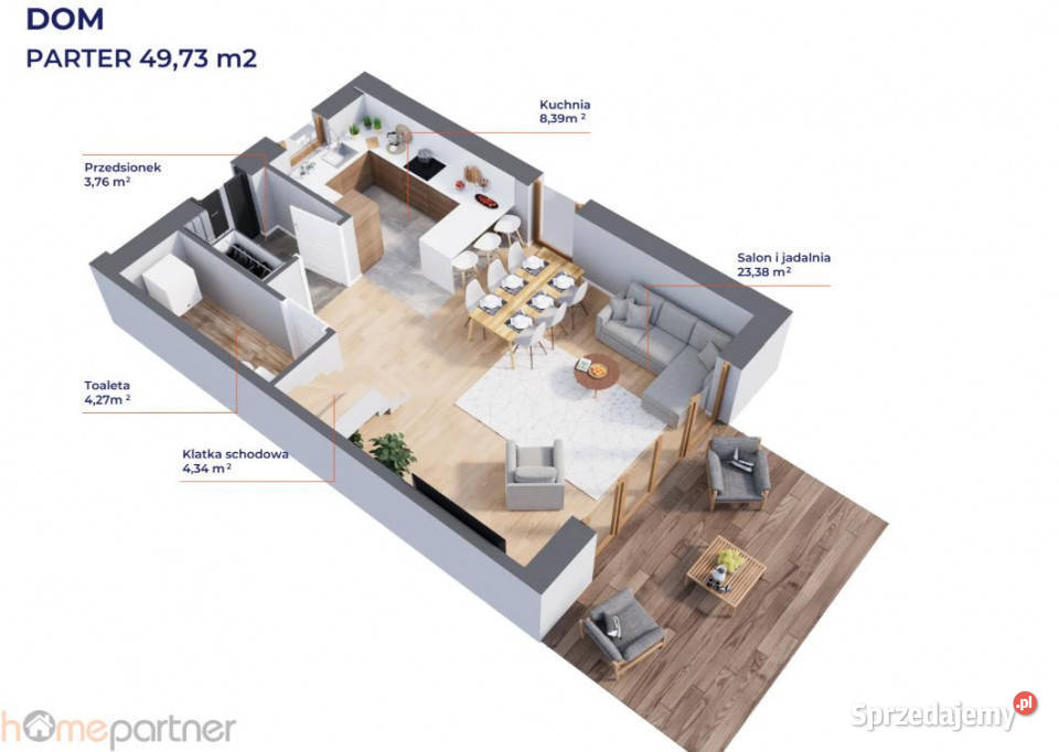 Dom bliźniak Kiełczówek Krótka 8437m2 184.5m2 sprzedam