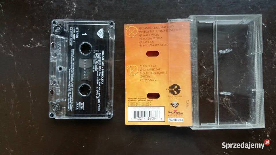 Kaseta magnetofonowa Khadja Nin Sambolera kaseta Siemiatycze sprzedam