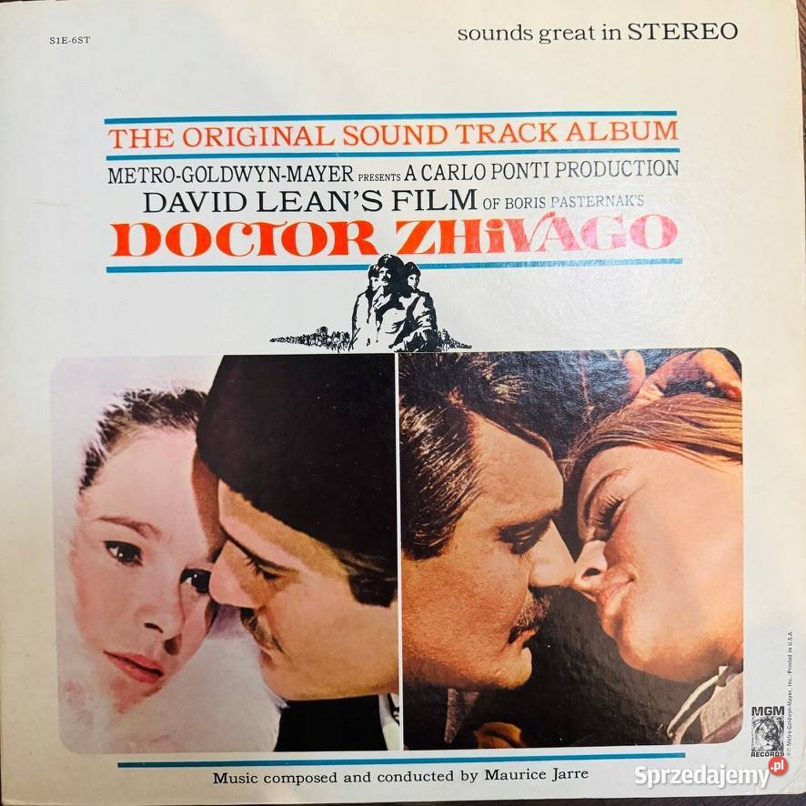 Maurice Jarre OST Doctor Zhivago NMEX US LP 1965 Poznań